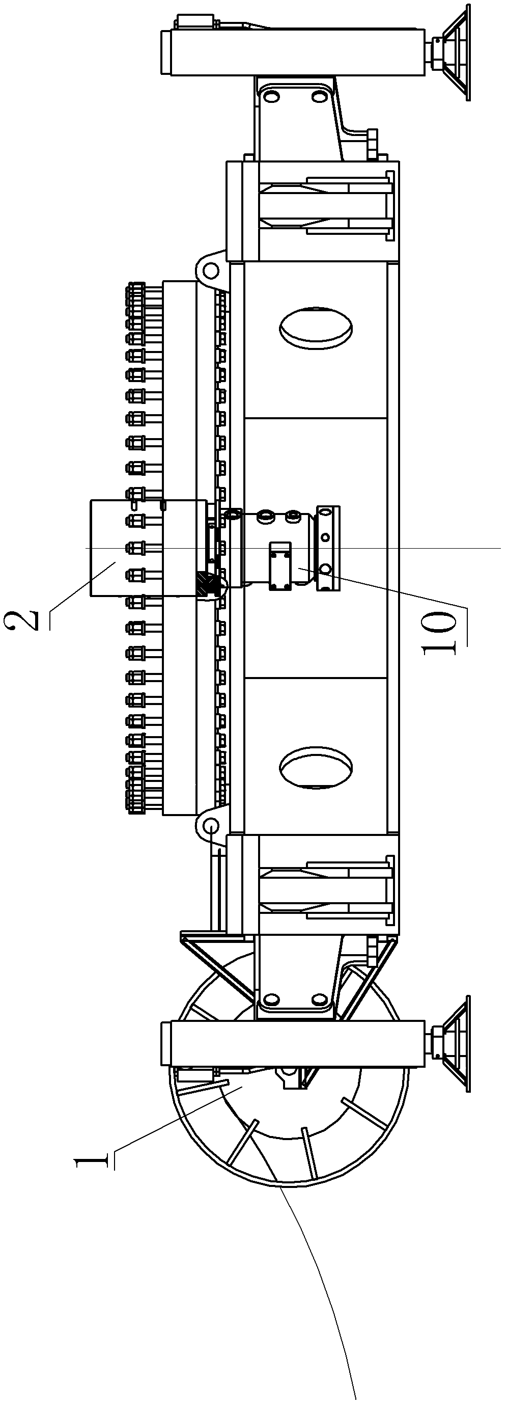 Electro-hydraulic system for crawler crane