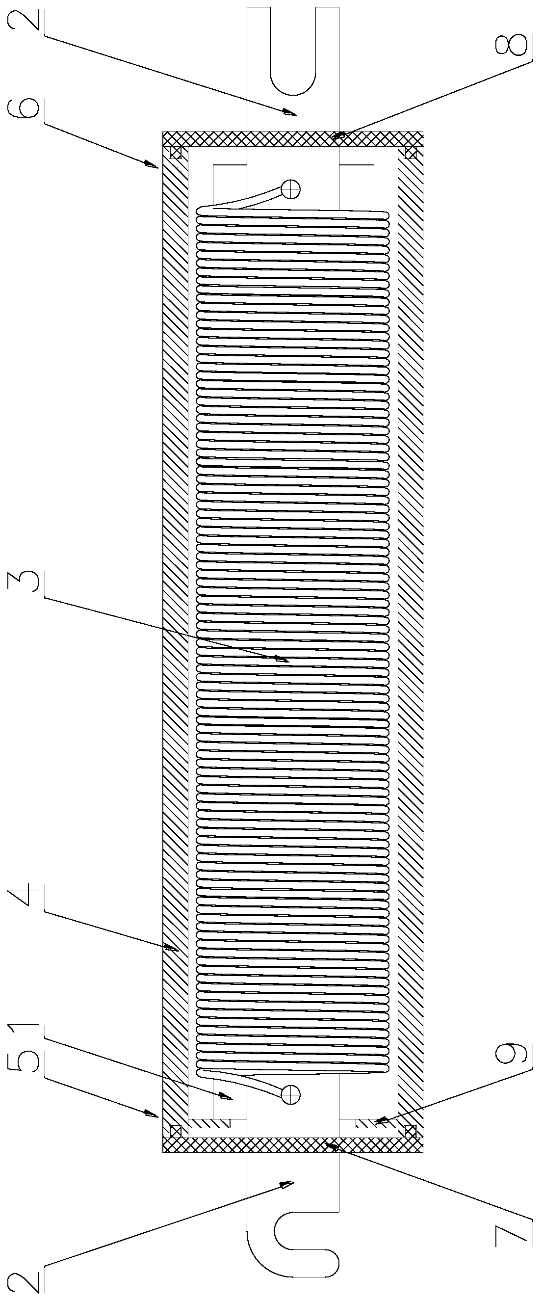 Wave-regulating resistor and manufacturing process thereof