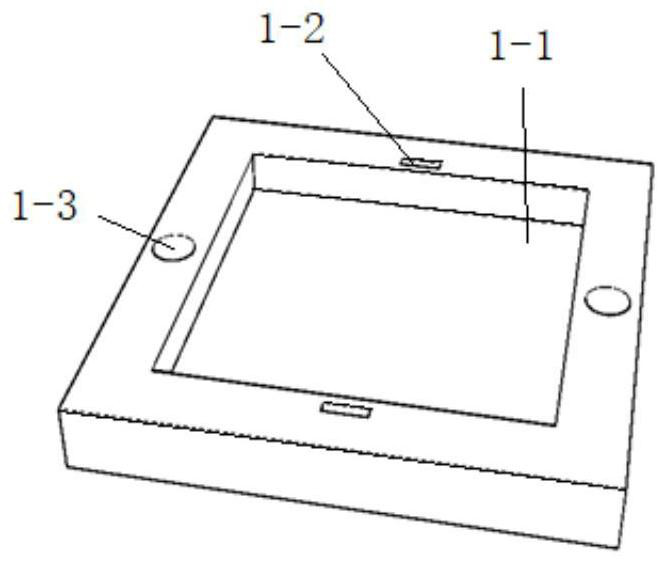 Composite rock mass conventional direct shear test sample manufacturing combined mold device and manufacturing method