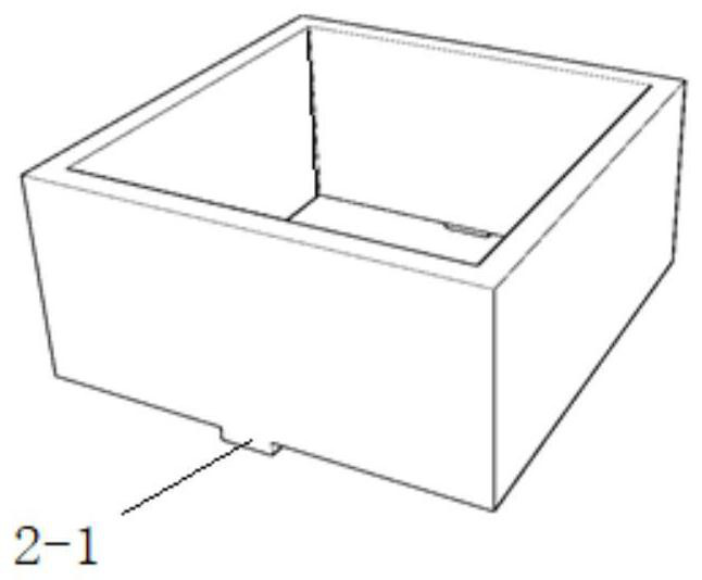 Composite rock mass conventional direct shear test sample manufacturing combined mold device and manufacturing method