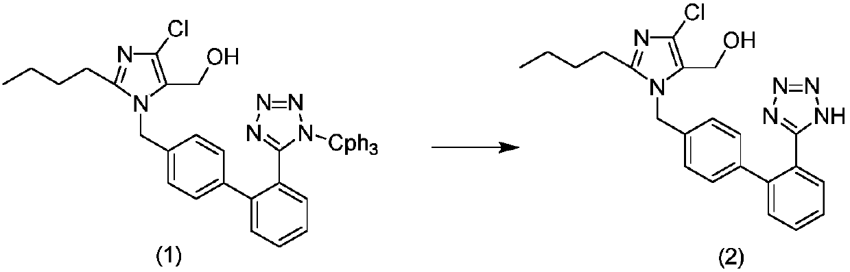 Method for reducing bipolymer impurities in losartan
