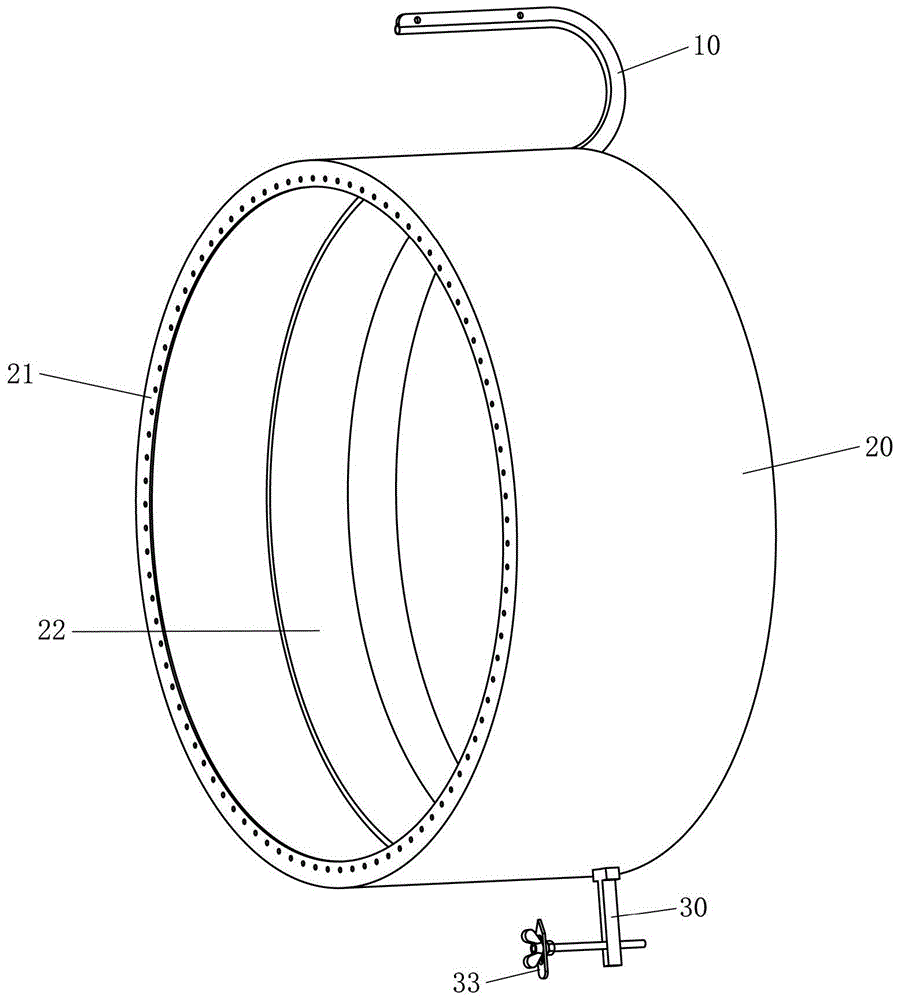 Device and method for detecting assembly accuracy of wind turbine wind turbine shroud and hub