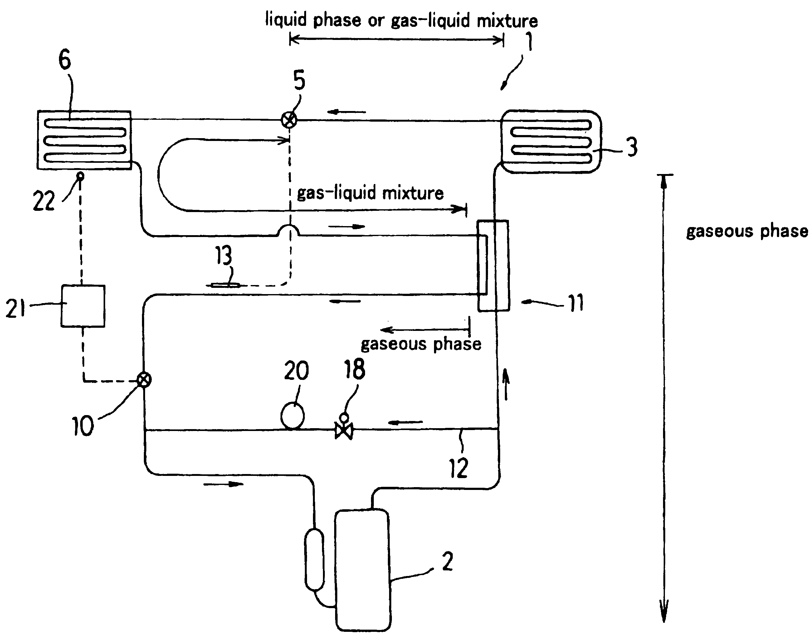 Cooling apparatus and a thermostat with the apparatus installed therein