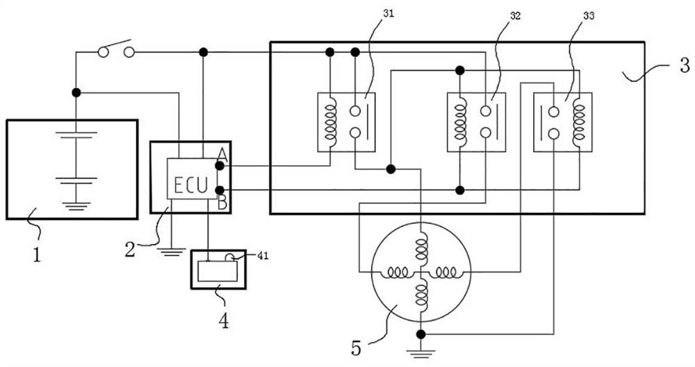 A two-speed fan abnormal diagnosis system and its diagnosis method