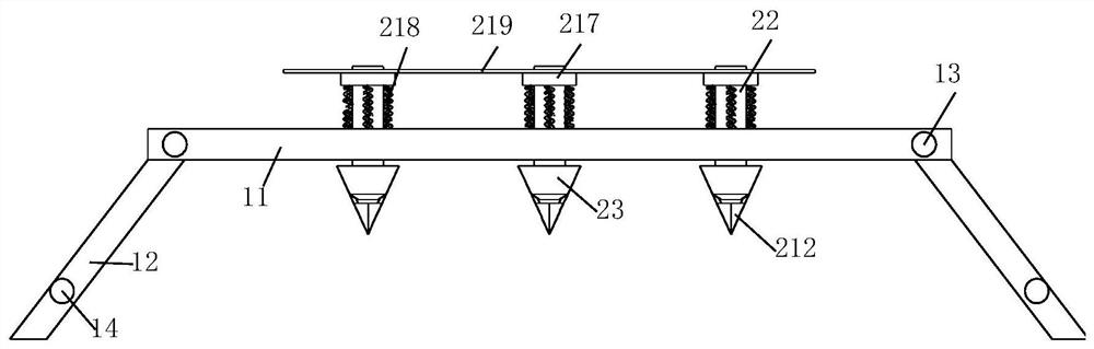 Black peanut planting device