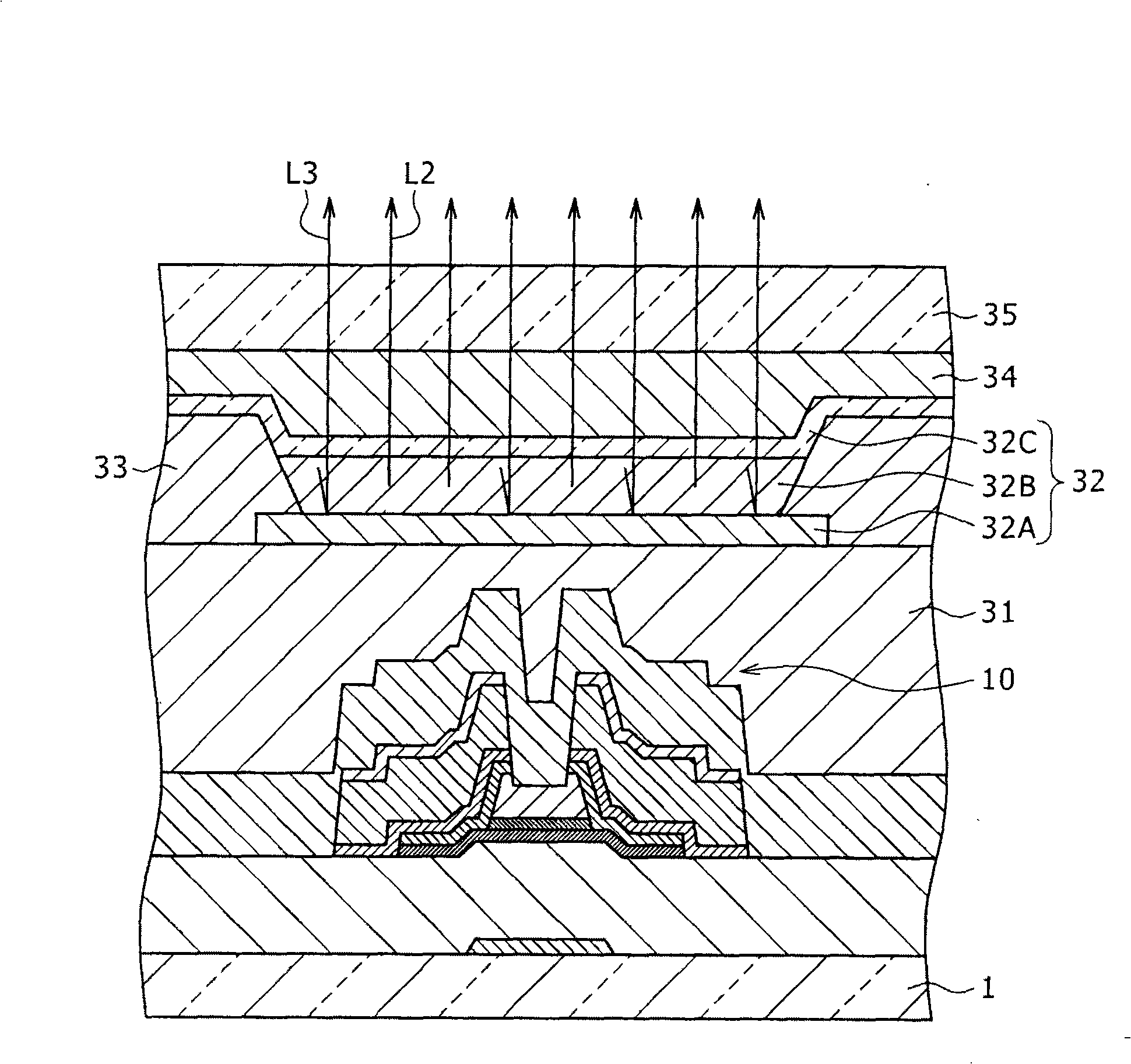 Thin film transistor manufacturing method, thin film transistor and display device using the same