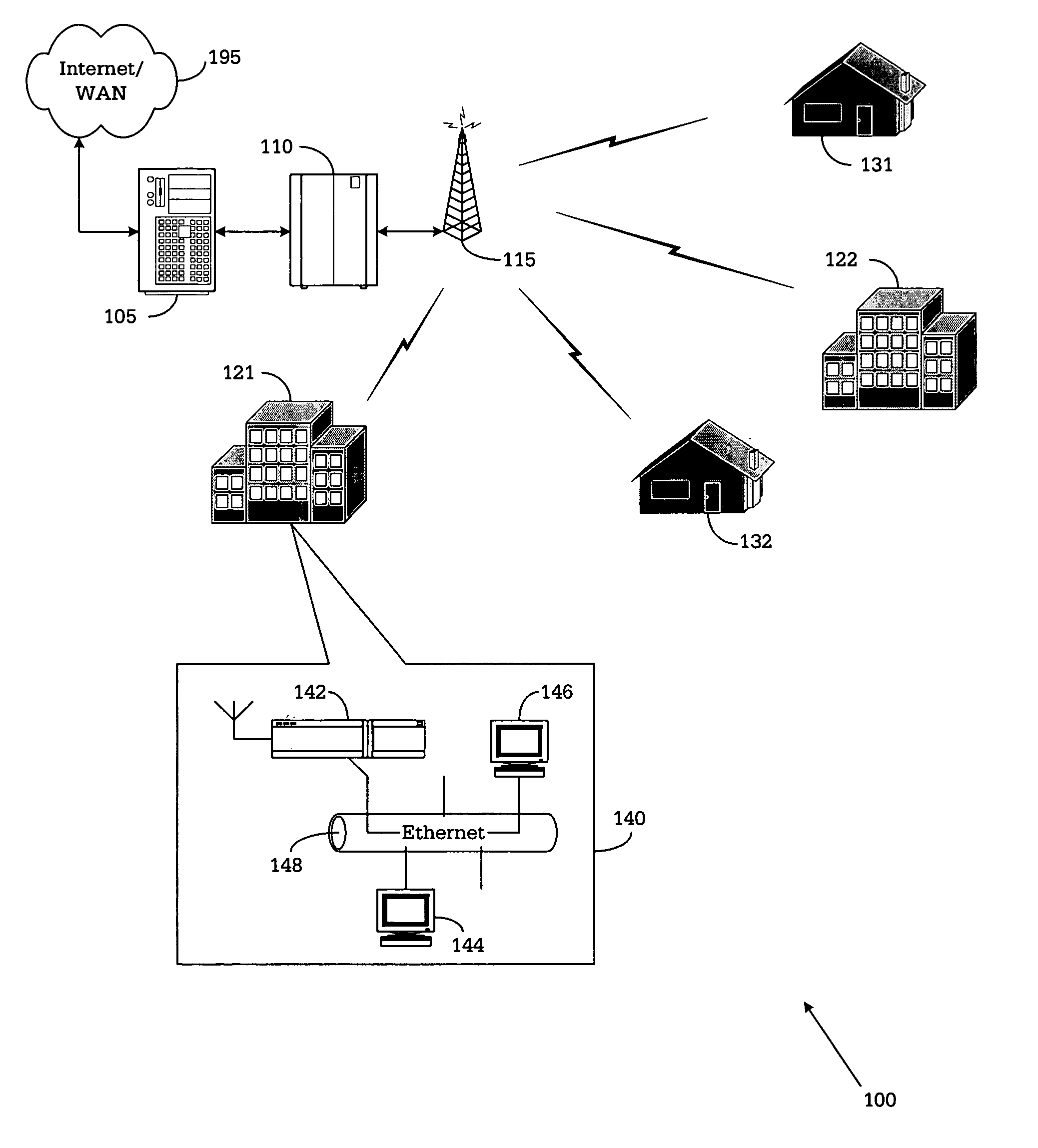 MAC layer protocol for a wireless DSL network