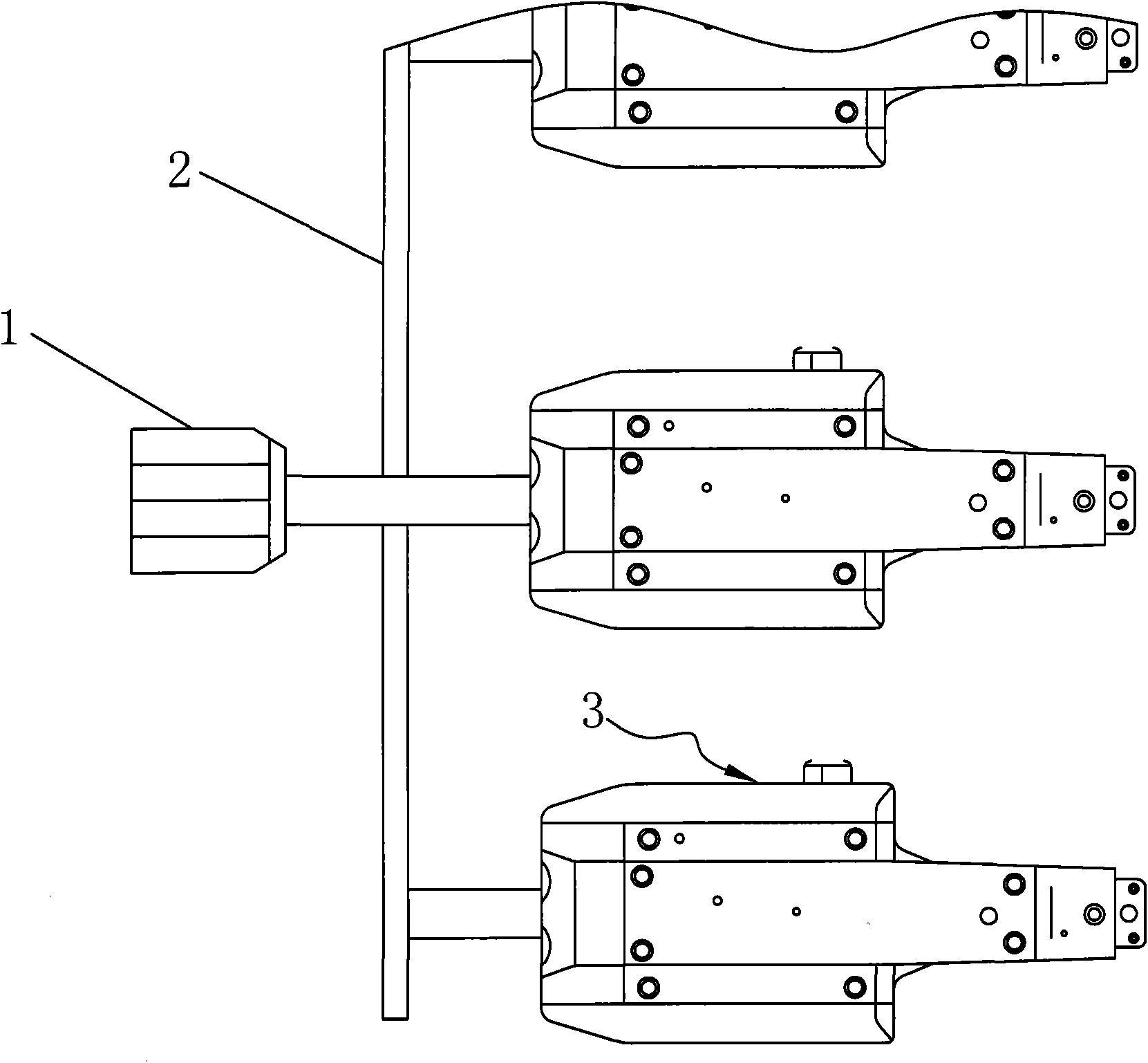 Device for controlling button sewing machine