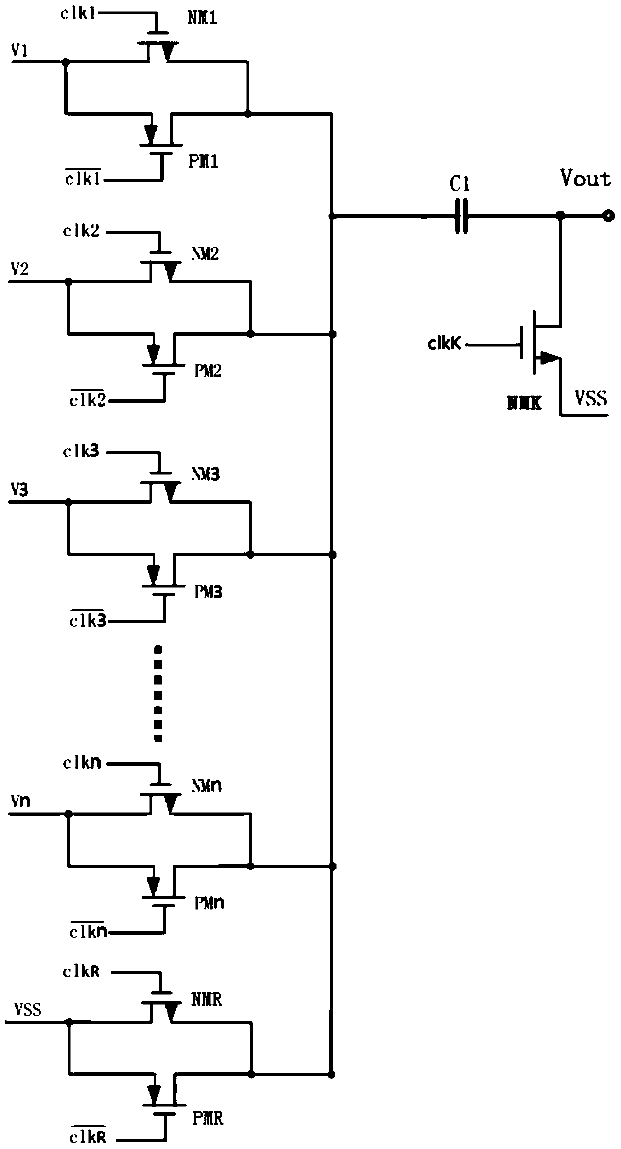 A multi-channel voltage difference sampling circuit and its sampling method