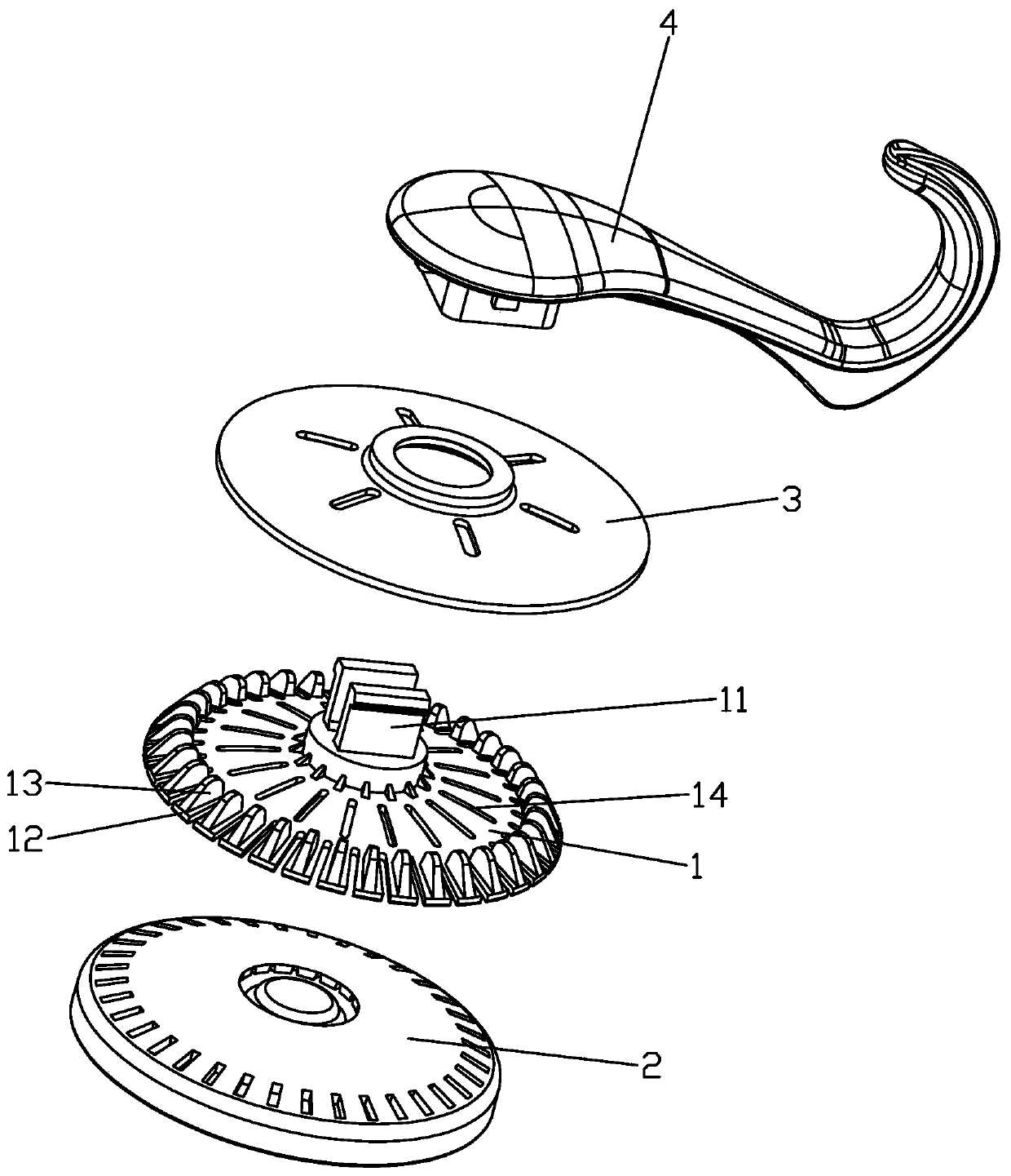 Elastic colloid for sucker and vacuum sucker applying elastic colloid