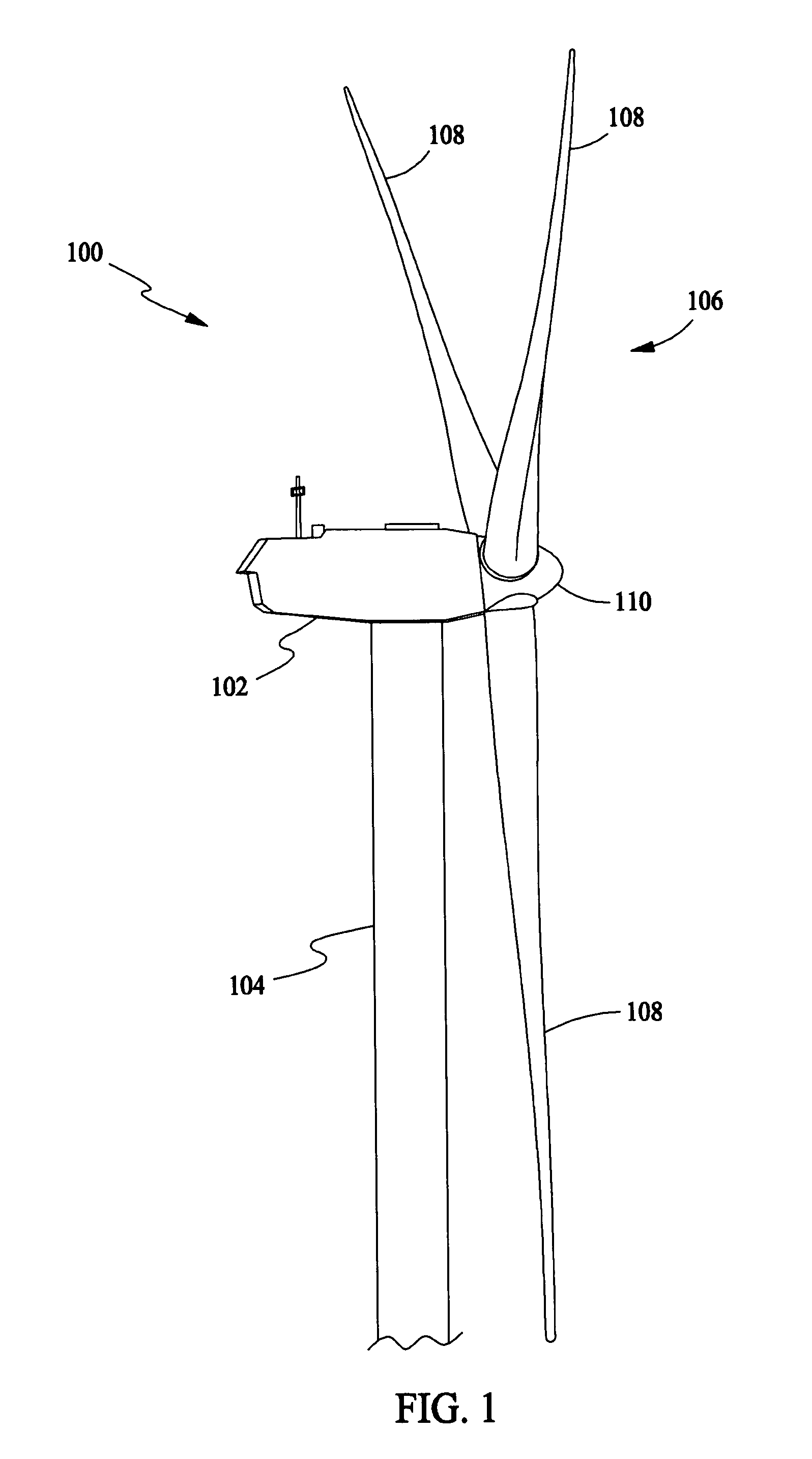 Method and apparatus for reducing rotor blade deflections, loads, and/or peak rotational speed