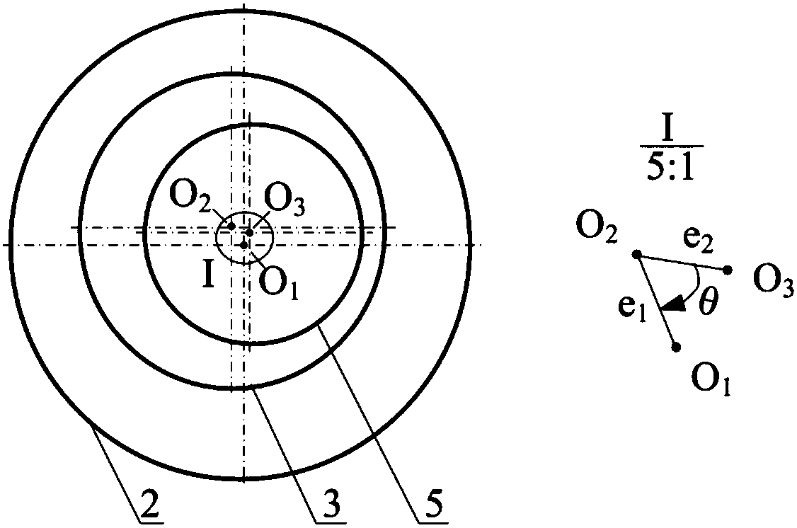 A boring and grinding composite processing technology