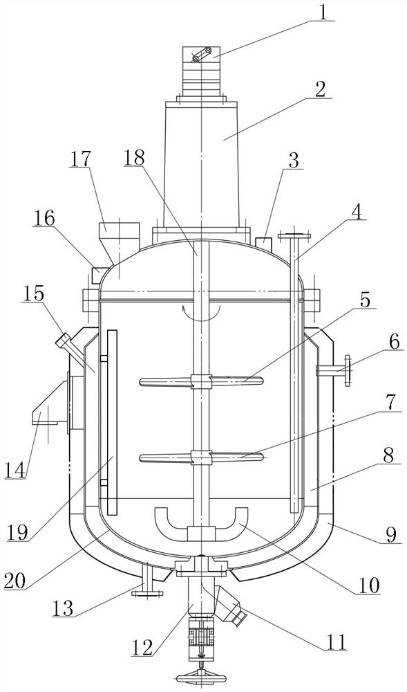 A stirring device for mixing medicaments inside the detonator