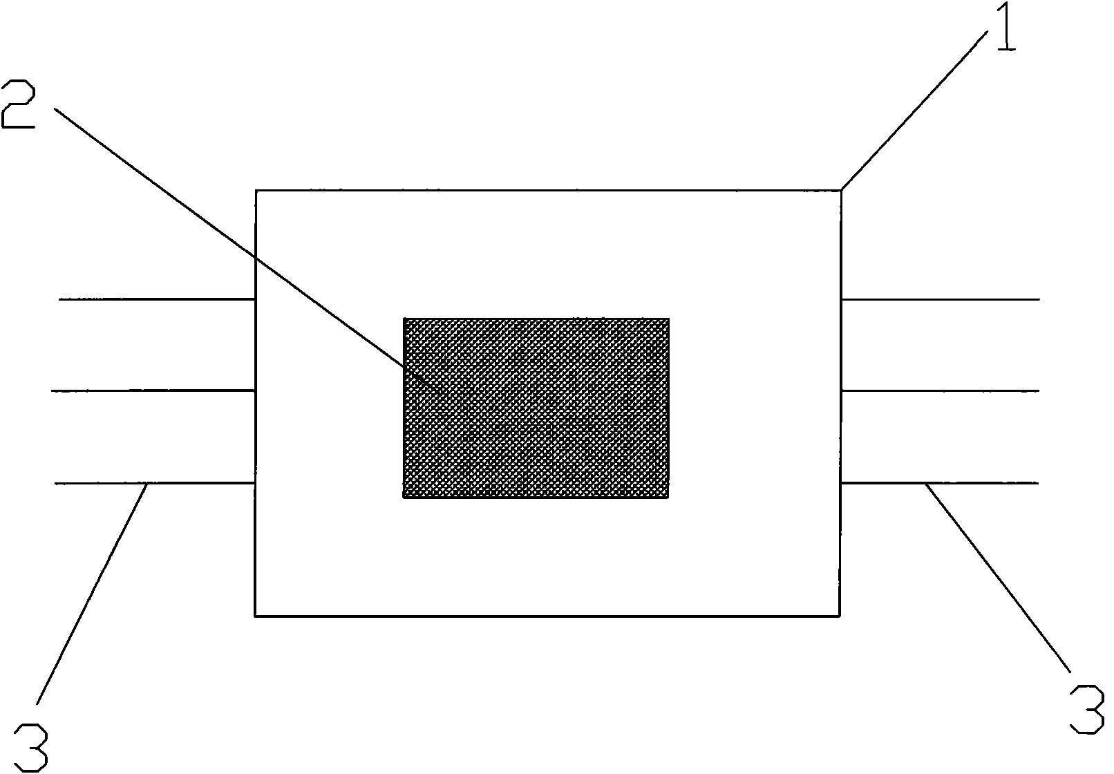 Packaging structure of surface-mount device infrared receiver