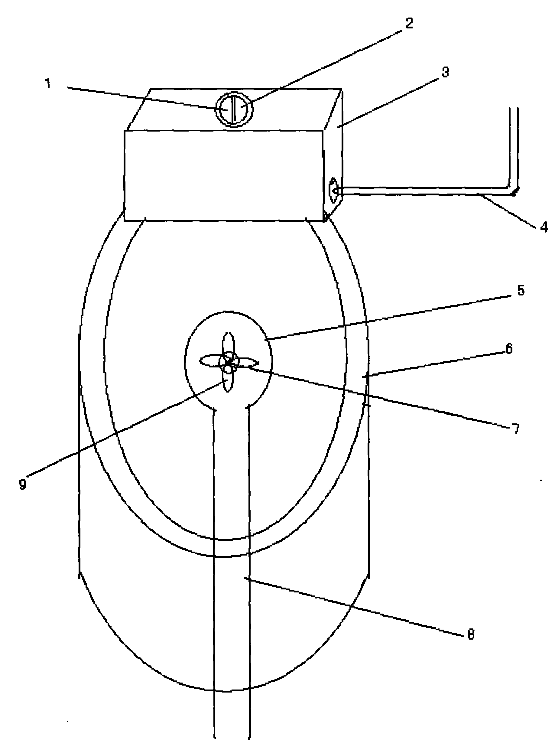 Toilet bowl with crusher