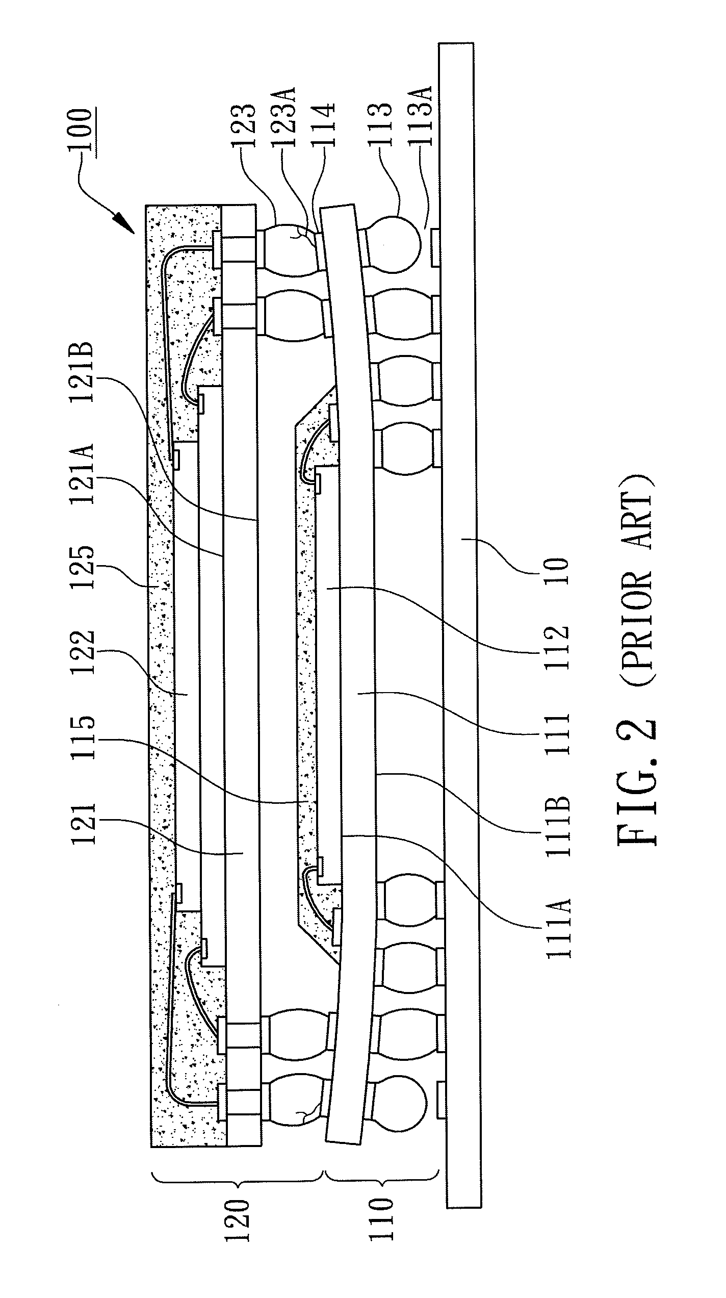 Package-on-package semiconductor device