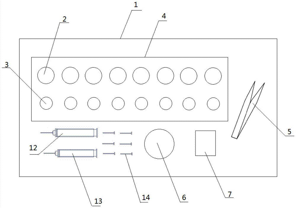 A rapid detection kit for butyl xanthate and its detection method