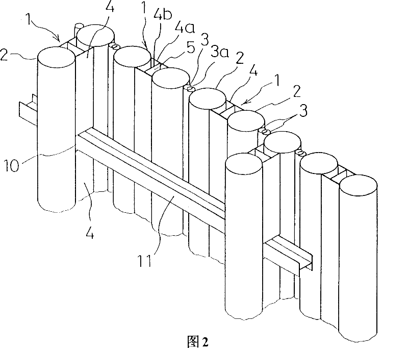 Supporting article for preventing sand from subsiding