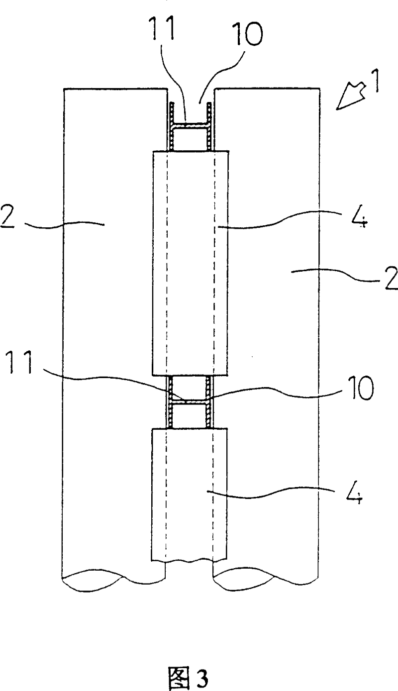 Supporting article for preventing sand from subsiding