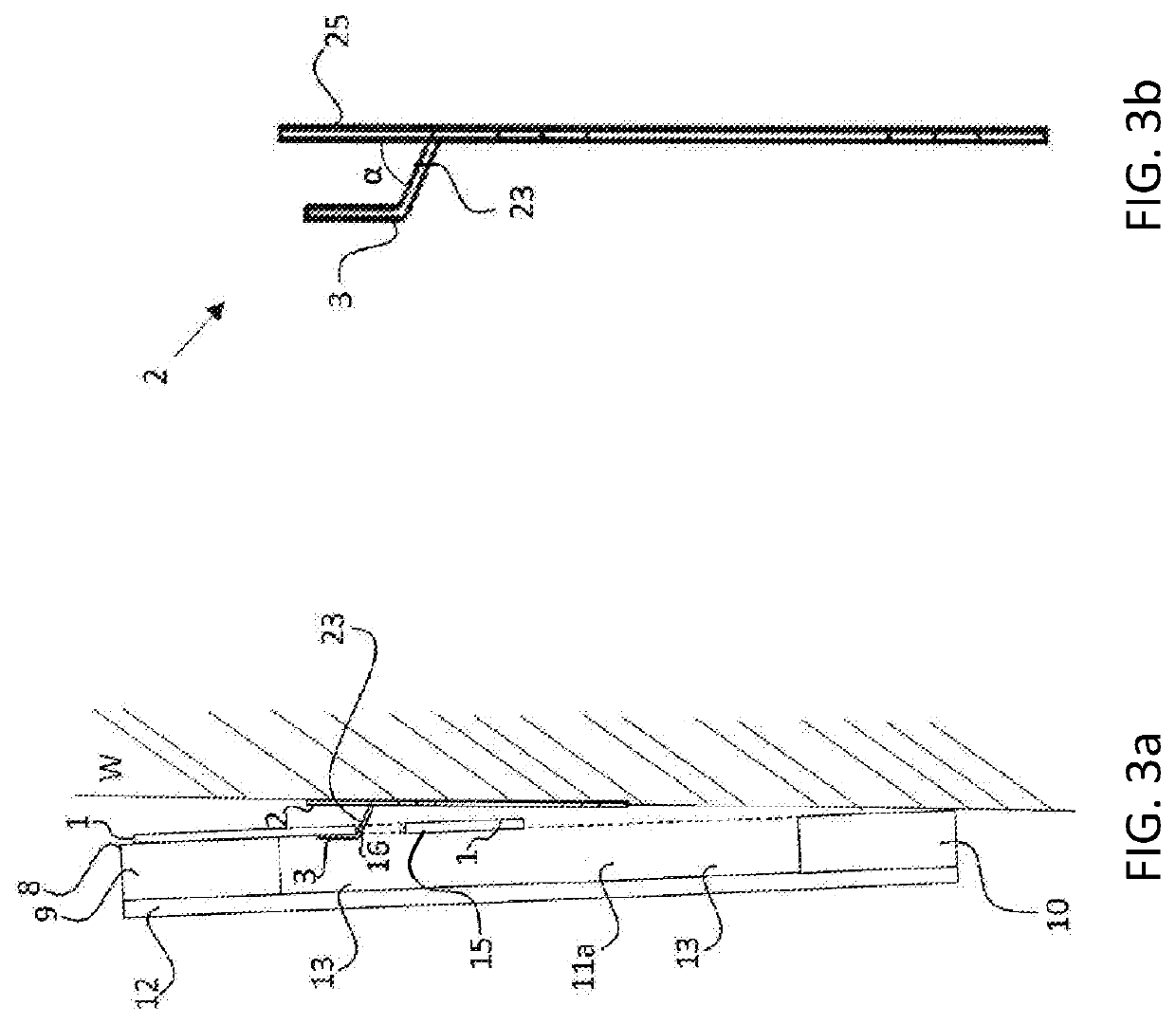 Picture frame hanging assembly and method of installation