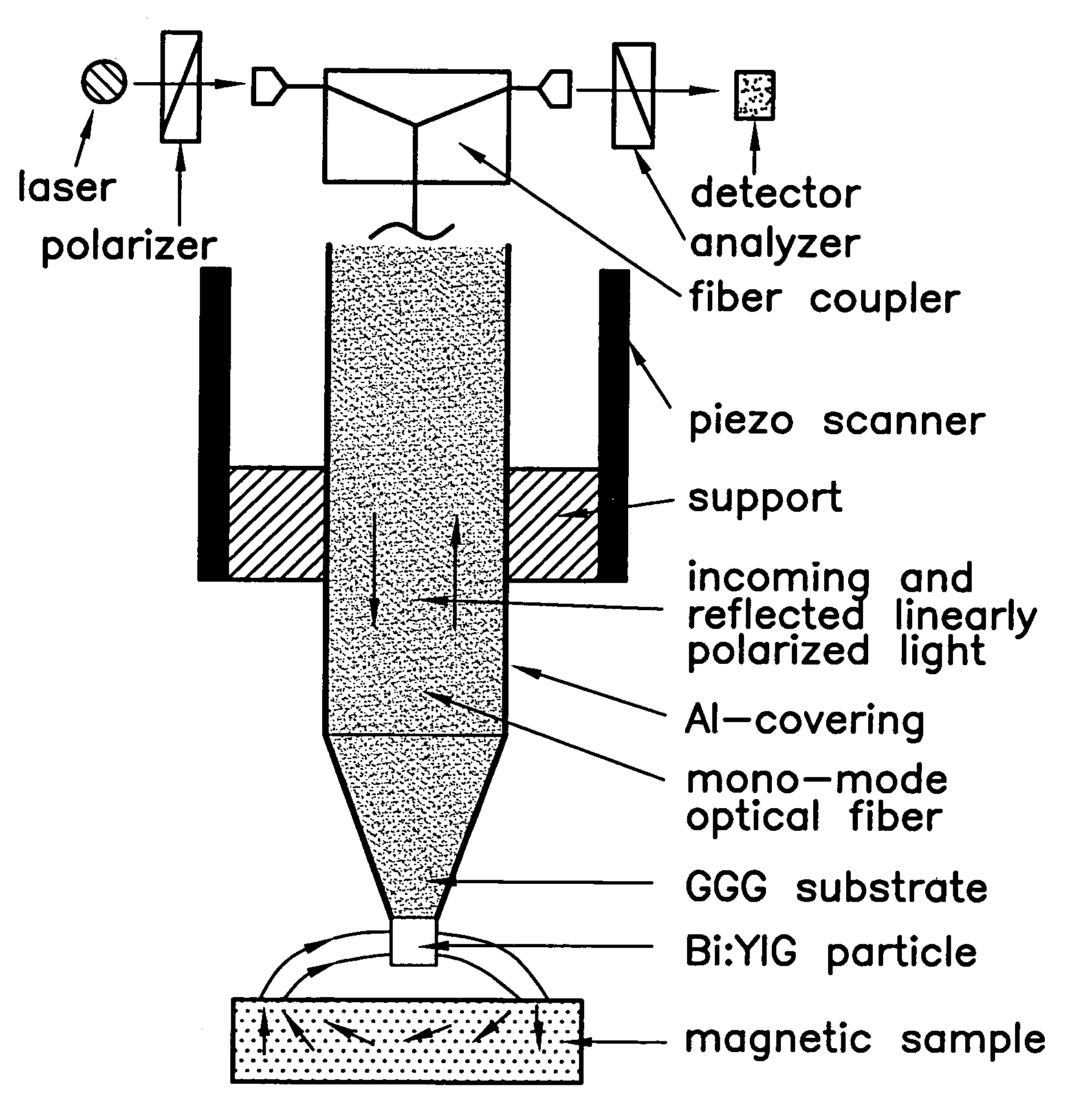 Near-field magneto-optical microscope