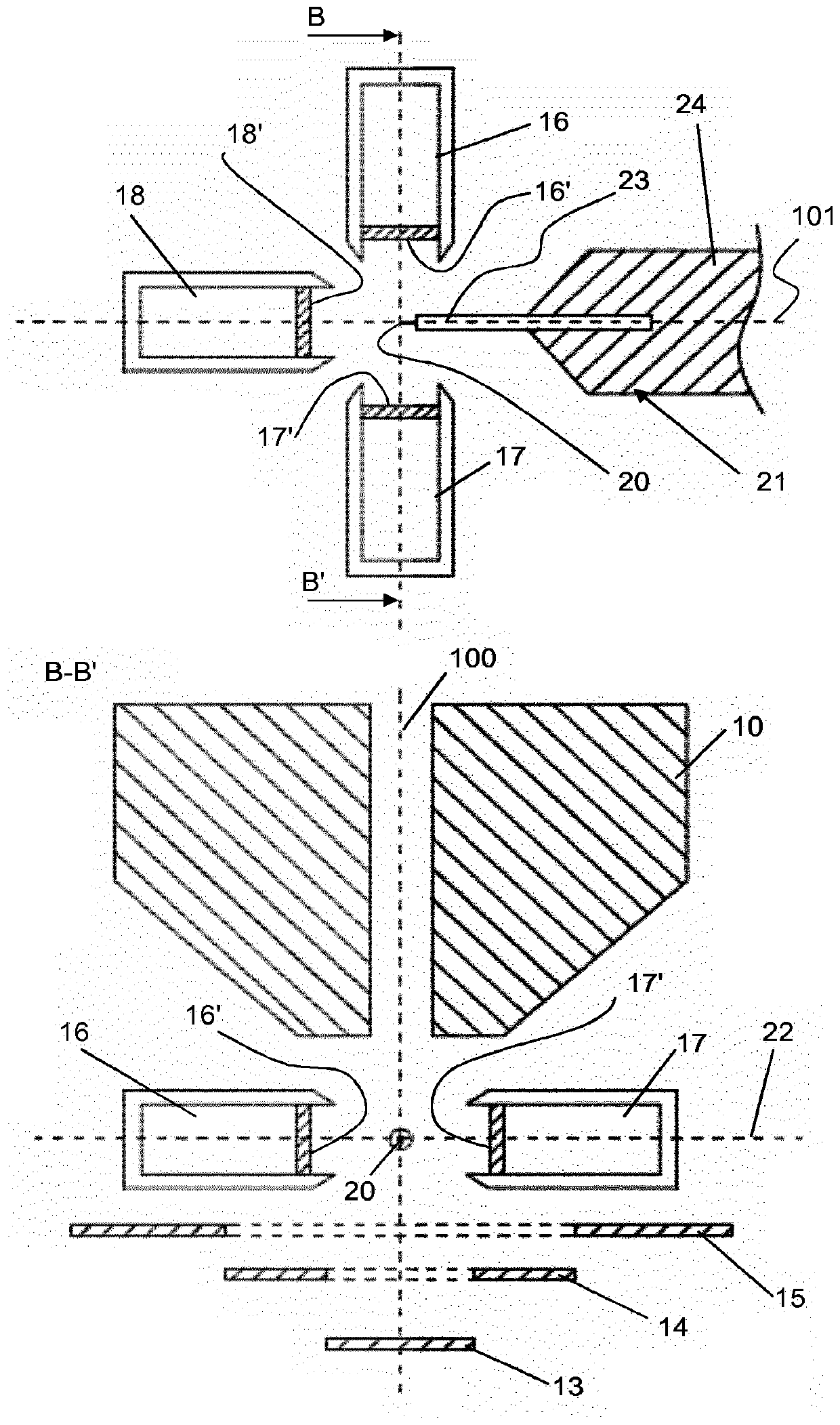 Apparatus for combined stem and eds tomography