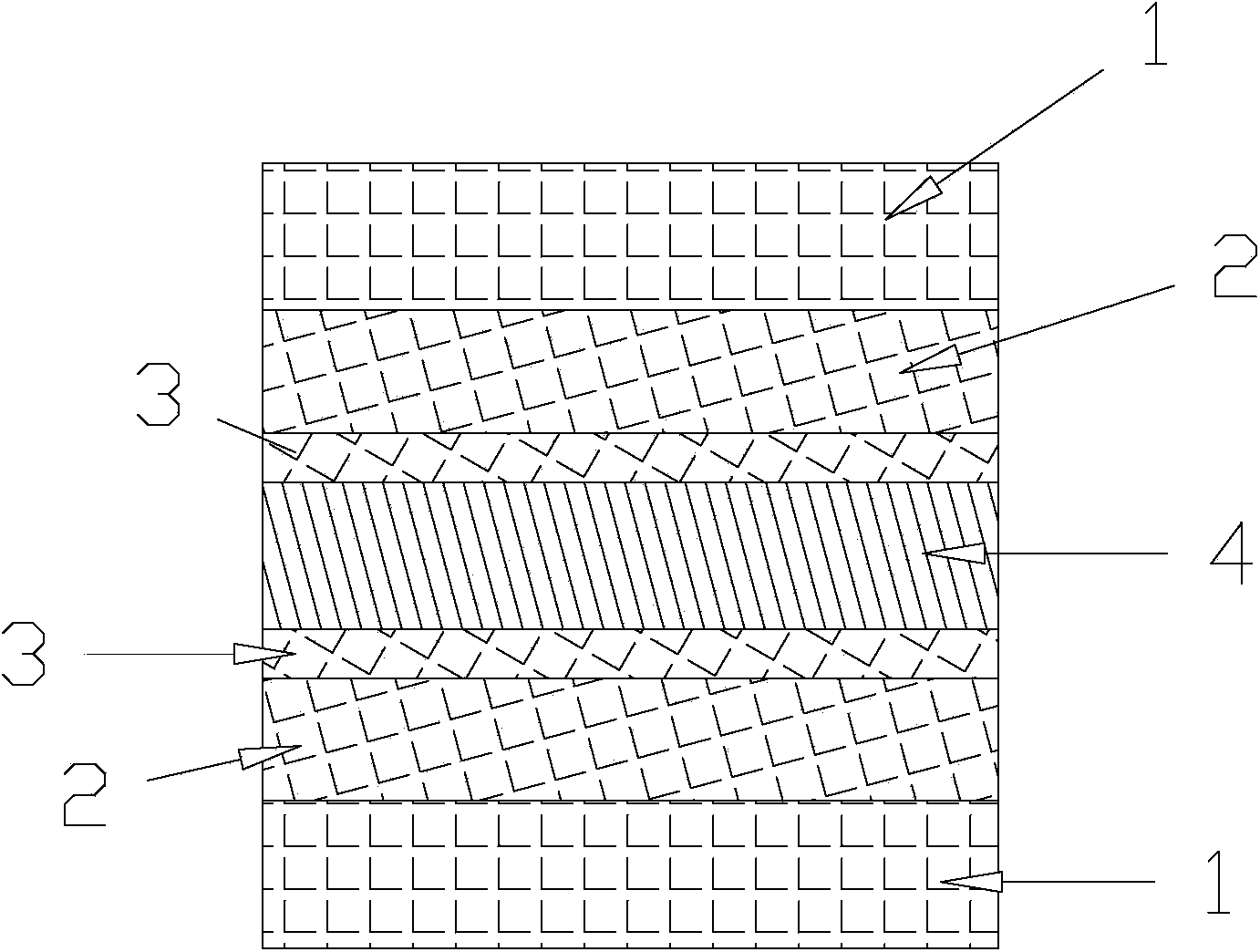 Fuel cell sealing material and preparation method thereof