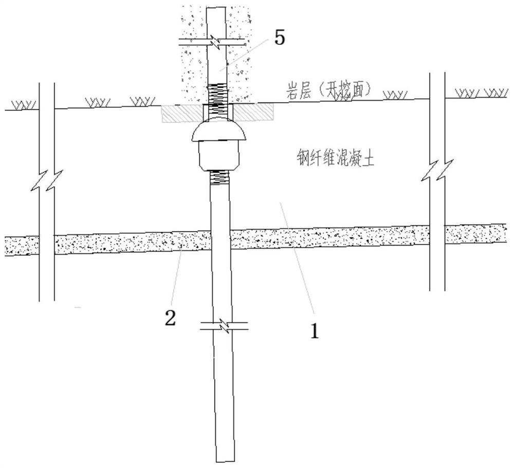 Joint treatment method for enabling anchor rods to densely penetrate through lining waterproof layer in large range