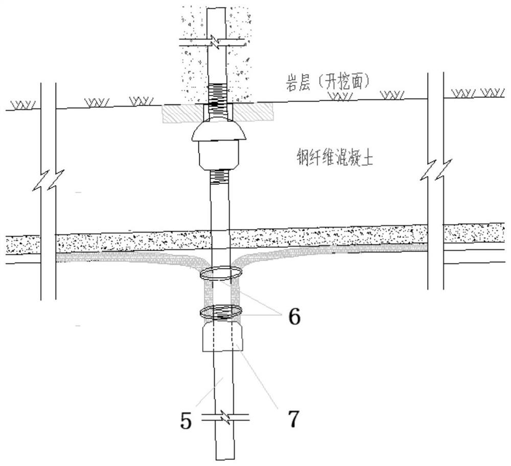 Joint treatment method for enabling anchor rods to densely penetrate through lining waterproof layer in large range