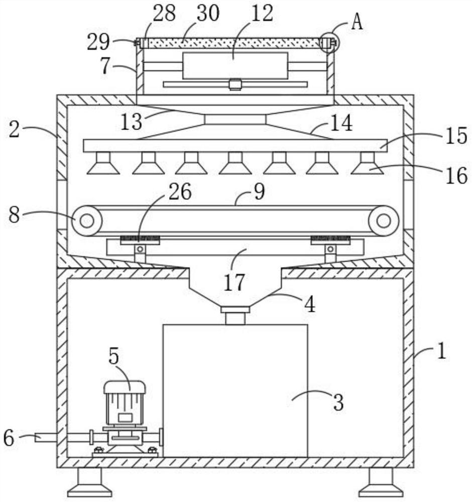 Automatic coating and drying device