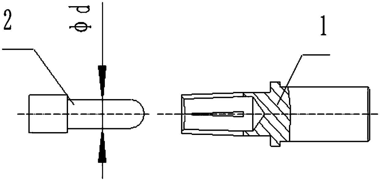 A lotus- type jack pin assembly