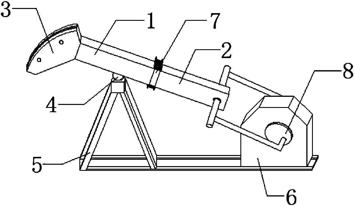 Support structure for oil drilling