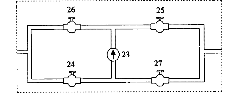 Heat-pump water heater with dual water tanks and heating method thereof