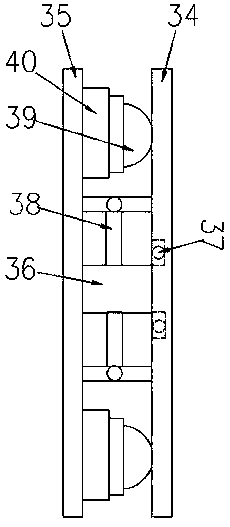 Construction ground punching device and method
