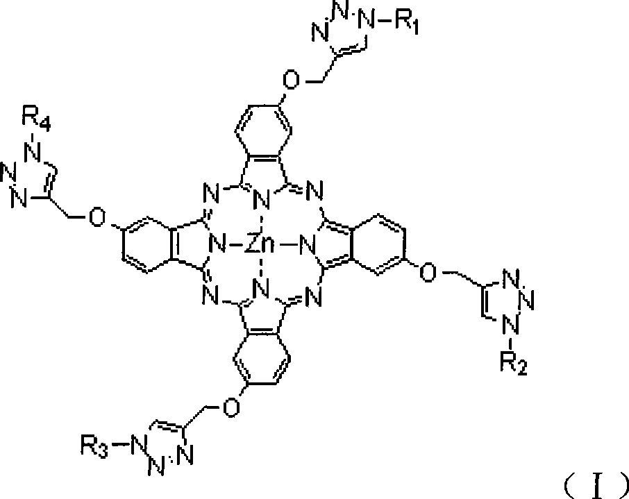 Water-soluble sugar phthalocyanine and a method for preparing same