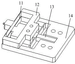 Full-strain measurement type in-situ nanometer impress/scratch testing device