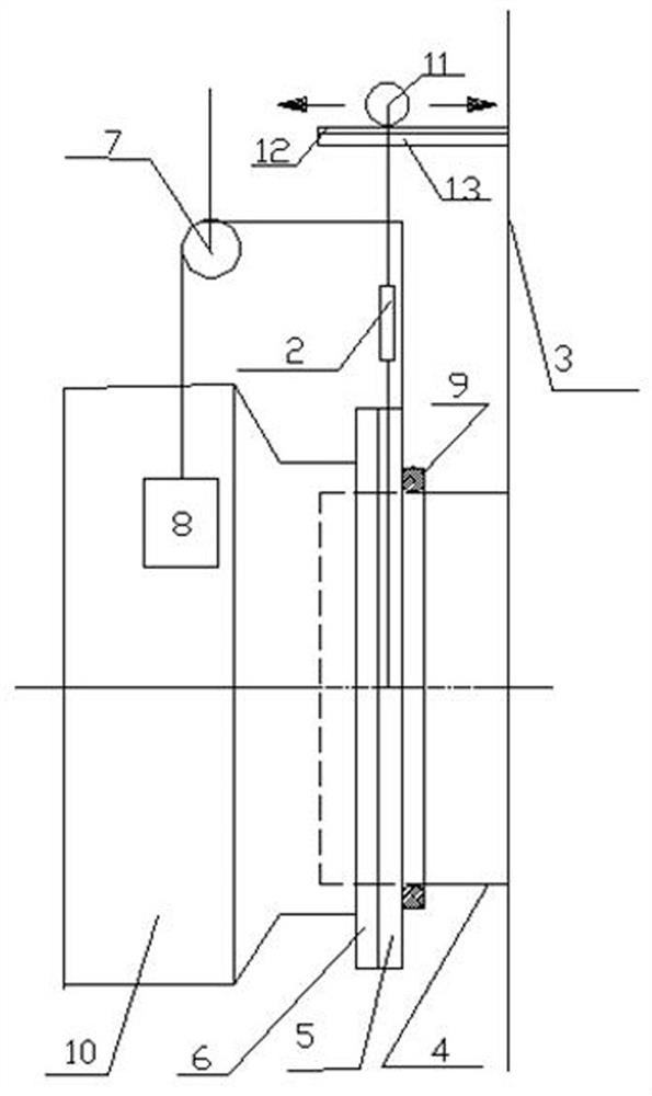 Sealing device for preventing cold air from entering preheater at tail of rotary kiln