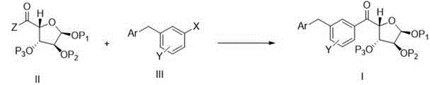 Method for preparing sodium-glucose co-transport enzyme inhibitor intermediate through utilization of micro-reactor