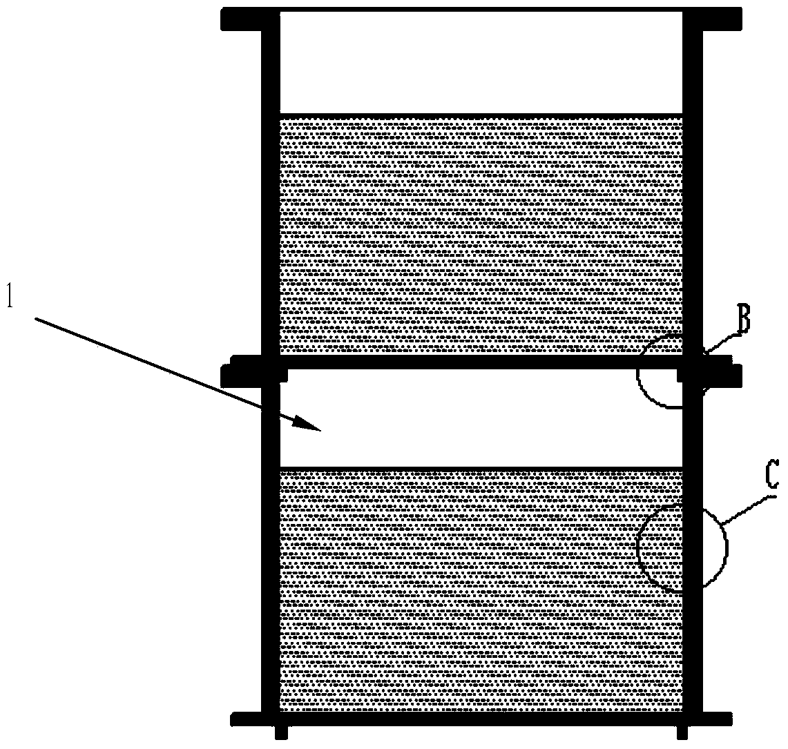 Waterlogged sponge energy absorption and vibration attenuation device