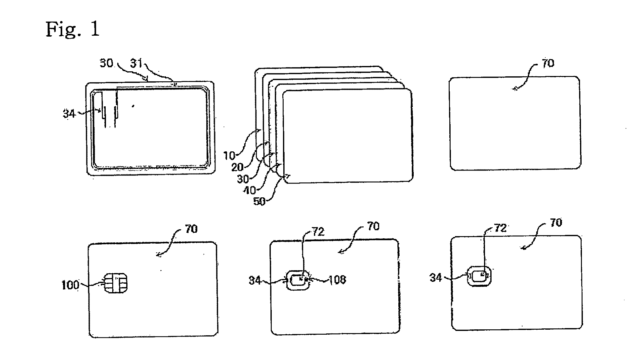 Combi-Card and Method for Making the Same