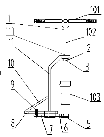 Anti-falling followed-turning-prevention bolt fastening device and method