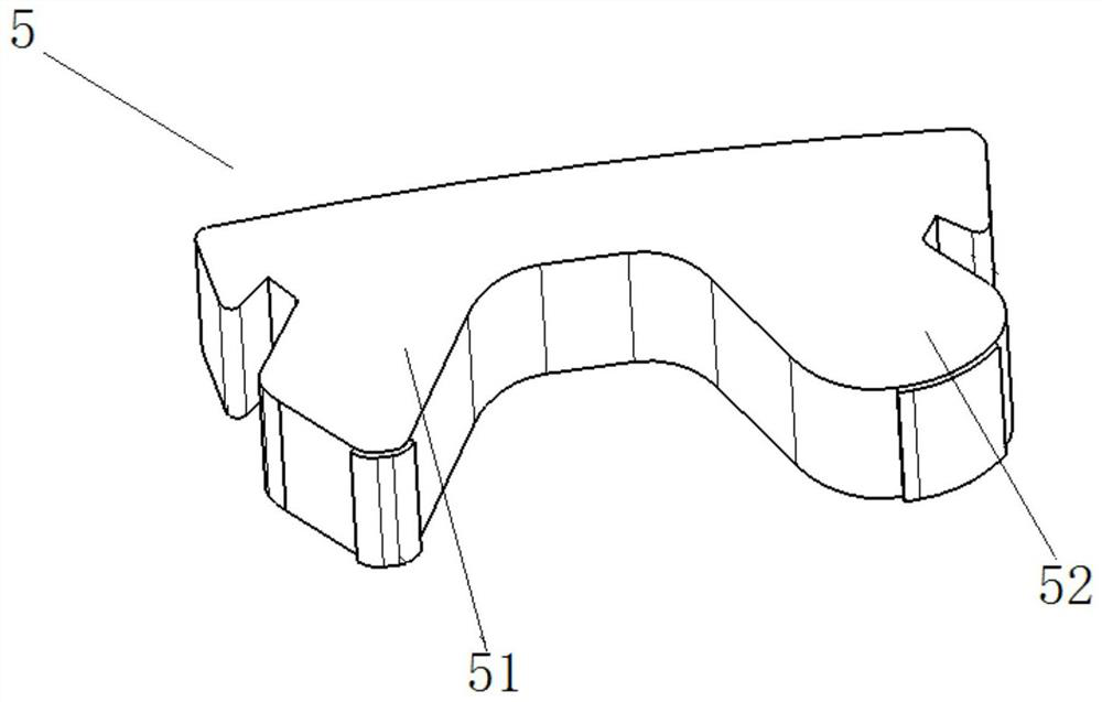 Front section and rear end limiting structure of automobile roof trim strip