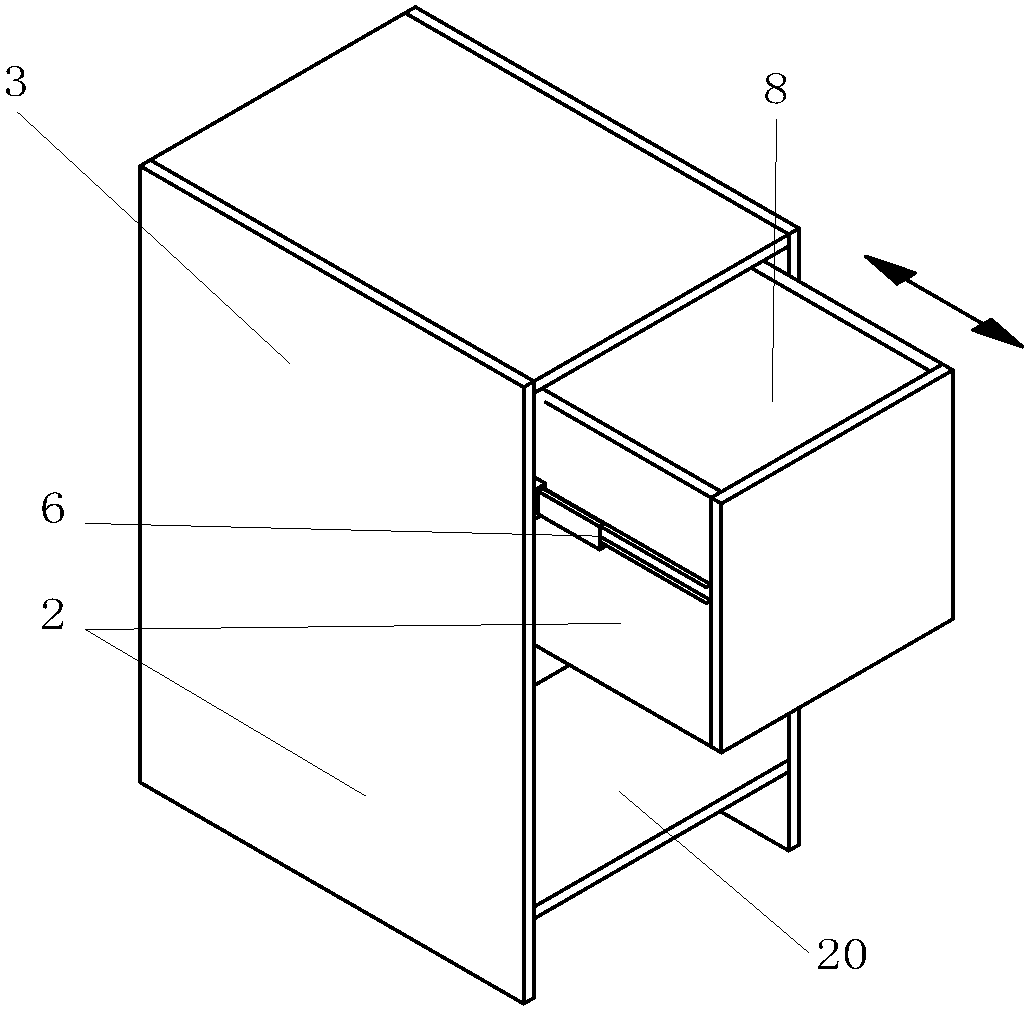 Serialized integral single-row kitchen cabinet and modularized kitchen floor cabinet formed by combination of serialized integral single-row kitchen cabinets