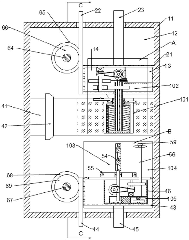 Drying device for removing scale in thermos bottle by using acetic acid