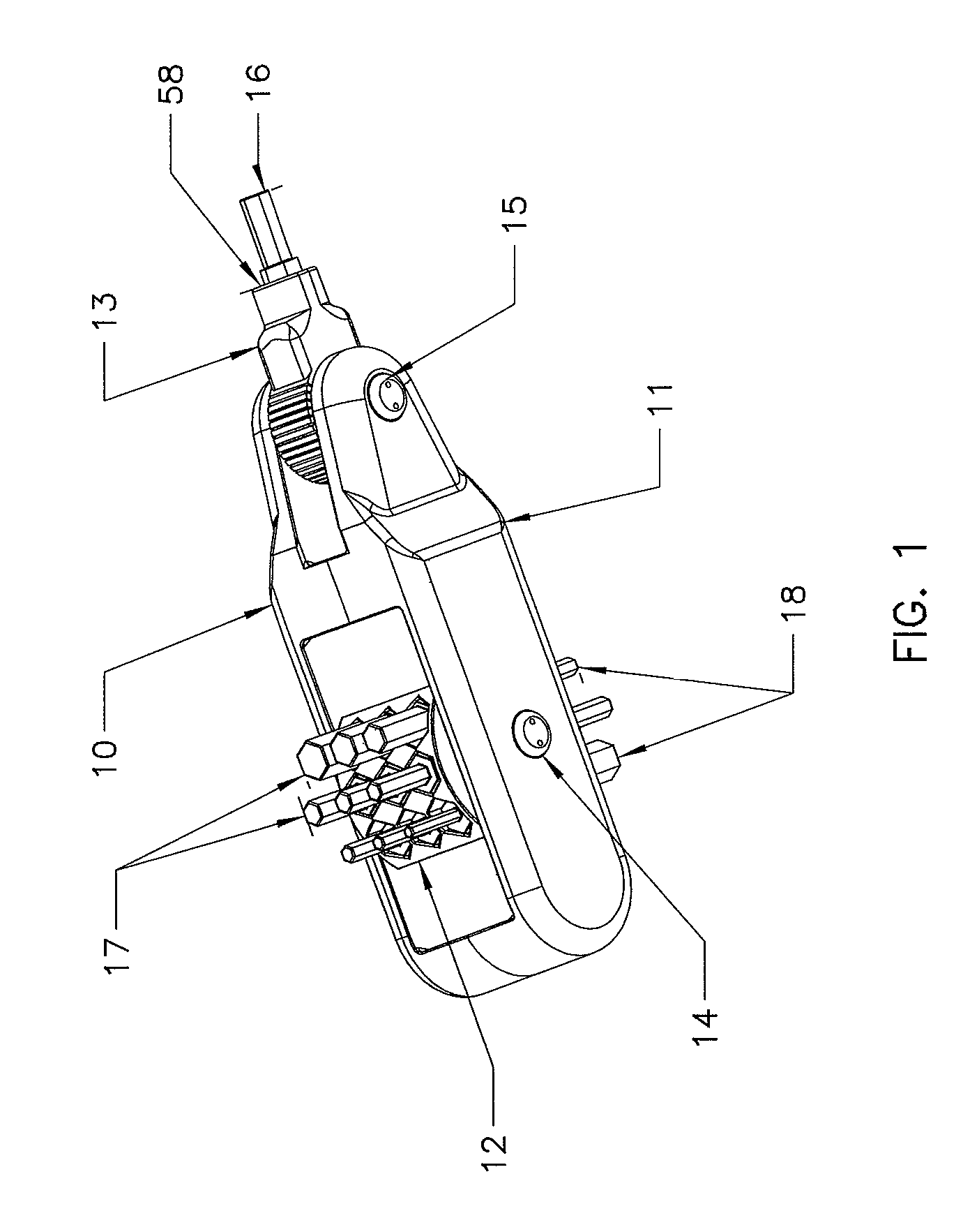 High density tool and locking system