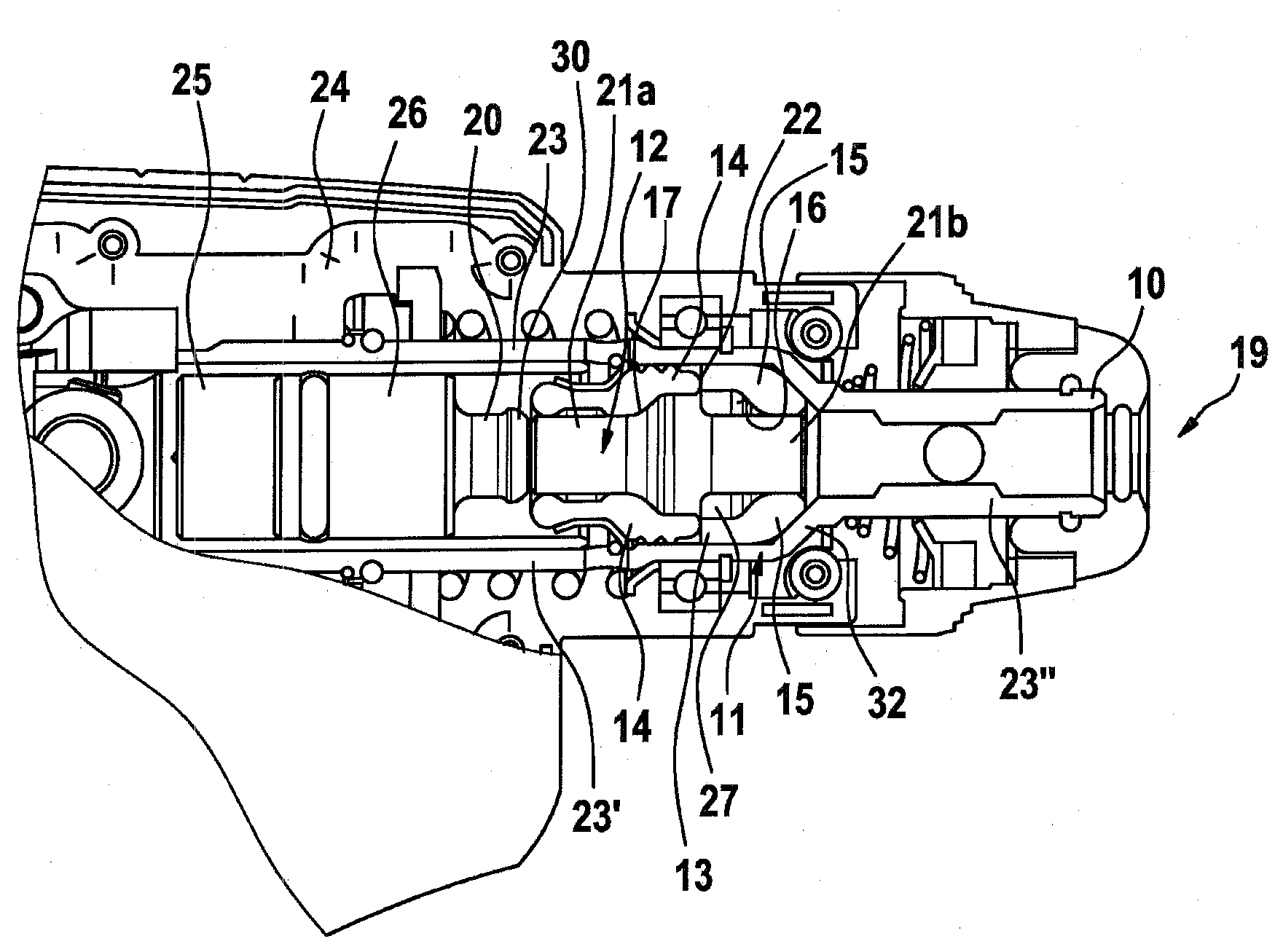 Percussion Mechanism and at Least Percussively-Operated Hand Machine Tool With a Percussion Mechanism