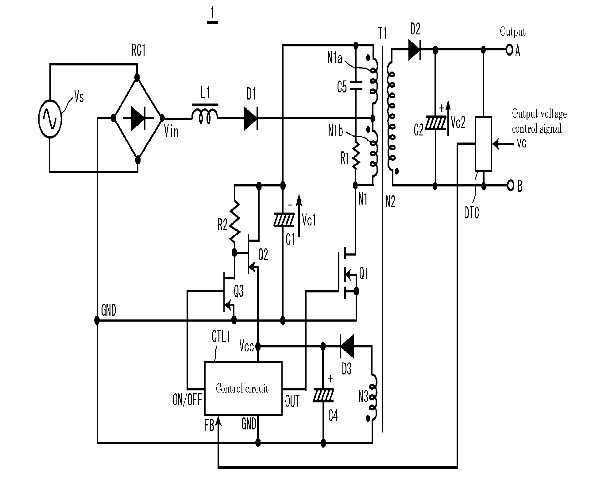Direct-current power supply device