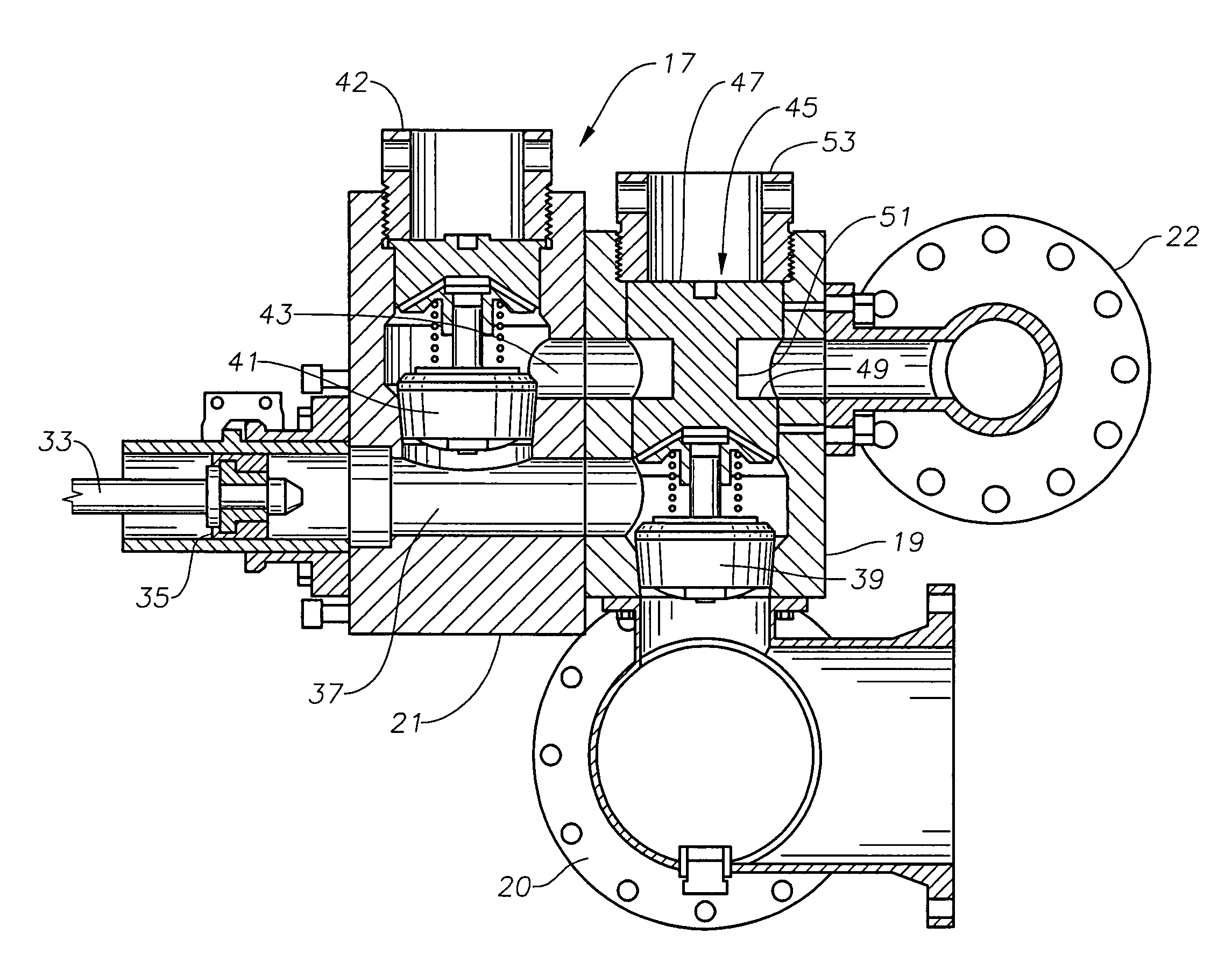 Manifold assembly for reciprocating pump