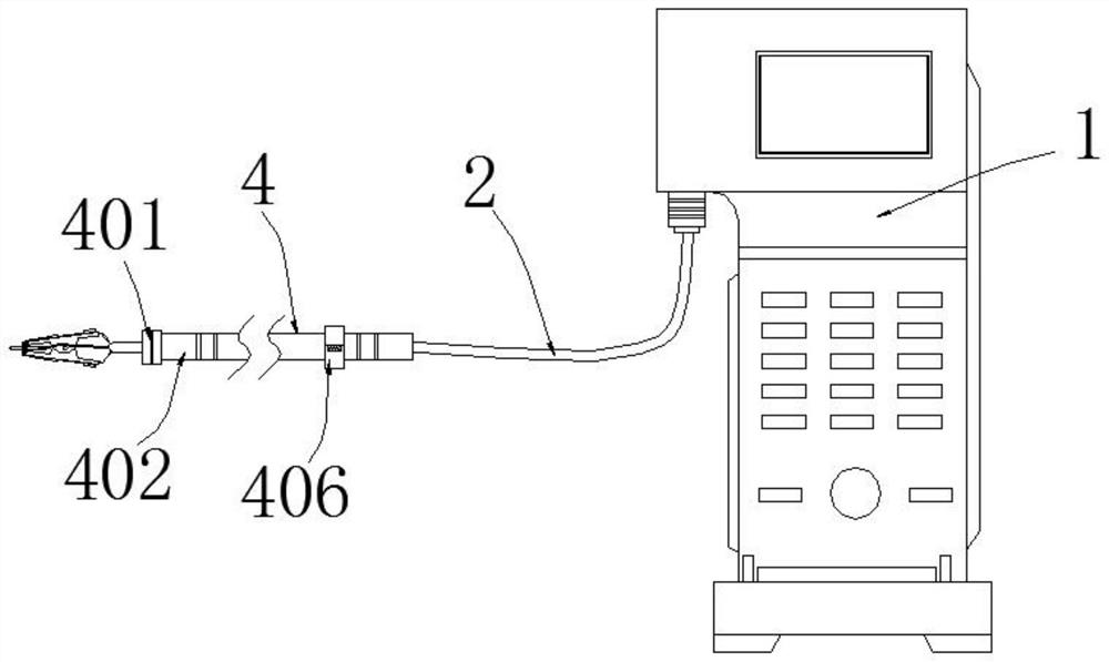 Electronic expansion valve control signal detection device and detection system