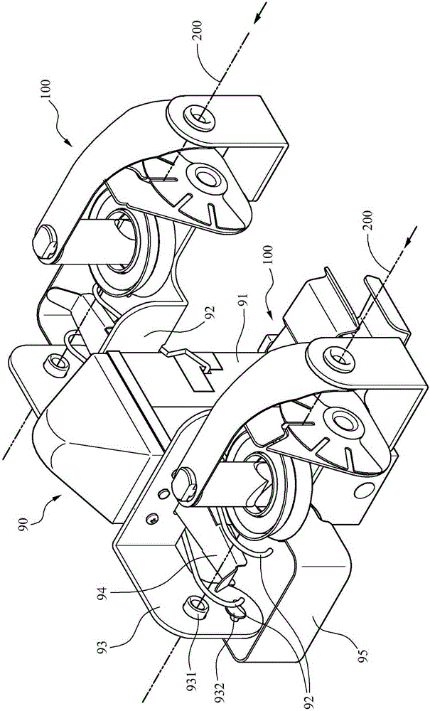 Knitting machine parking device warning control device